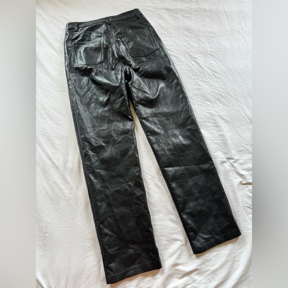 Aritzia Wilfred Faux Black Leather Pants size S - Picture 2 of 5